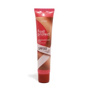 Крем для обличчя сонцезахисний Fast protect SPF50 для чутливої шкіри 70 мл.